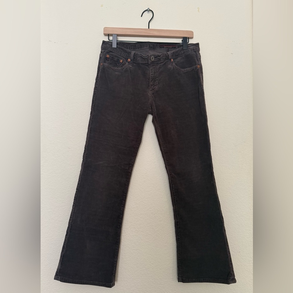 🤎 vintage 2010’s adriano goldschmied brown corduroy low waisted flared pants